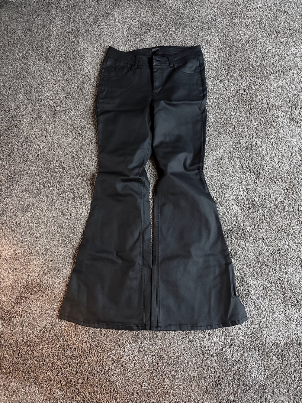 wild fable Black Flare Wide-Leg Jeans